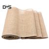 Party Tischläufer Jute Stoff Boho Stil Fleckabweisend Wohnkultur DIY Handwerk Wiederverwendbar Tischschutz Dekoration Prom Bankett Tischläufer für