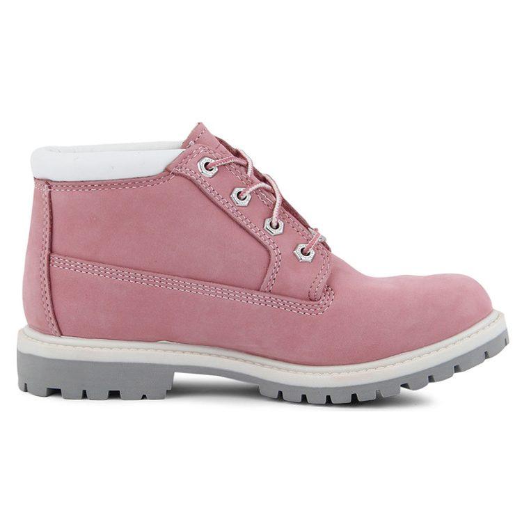 Timberland Nellie Waterproof Chukka Wide Fit Boots 'Pink Nubuck' Women's 23308