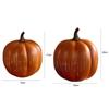 Starry Night Pumpkin with Light for Fall Halloween Thanksgiving Decorations Battery Operated Pumpkin Decoration Ornament