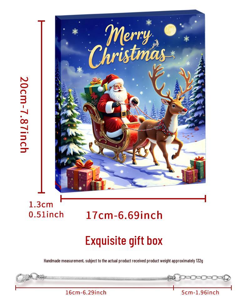 DIY Christmas Bracelet Set with Snowman Charm - Advent Gift for Kids, European & American Style