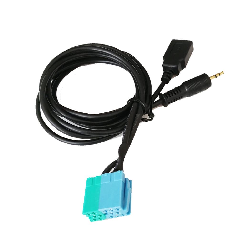 Alfa Romeo/Fiat/Lancia AUX & USB Dual Audio Input Cable