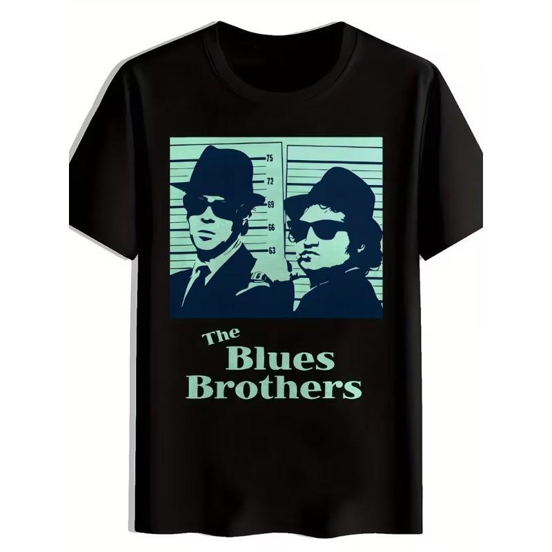 Blues Brothers Vintage Music Graphic T Shirt