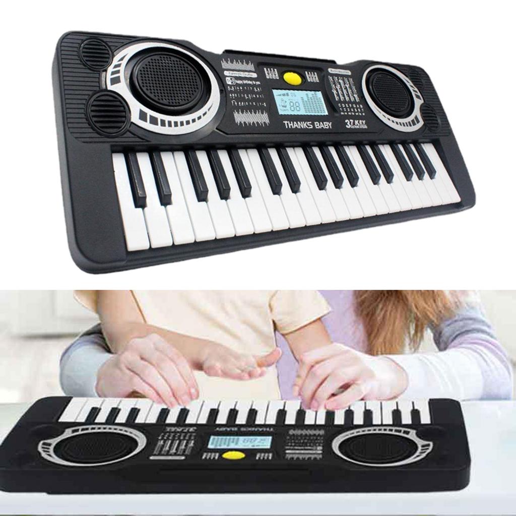 LED Display 37 Keys Digital Keyboard Portable Electronic Piano for Kids Beginner Early Education Music Instrument Toy