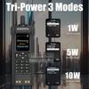 1/2PCS BAOFENG DM-32 DMR Digital Walkie Talkie With Belt Clip Hoster GPS Dual Mode Analog TDMA Dual Time Slot AES256 USB-C Radio
