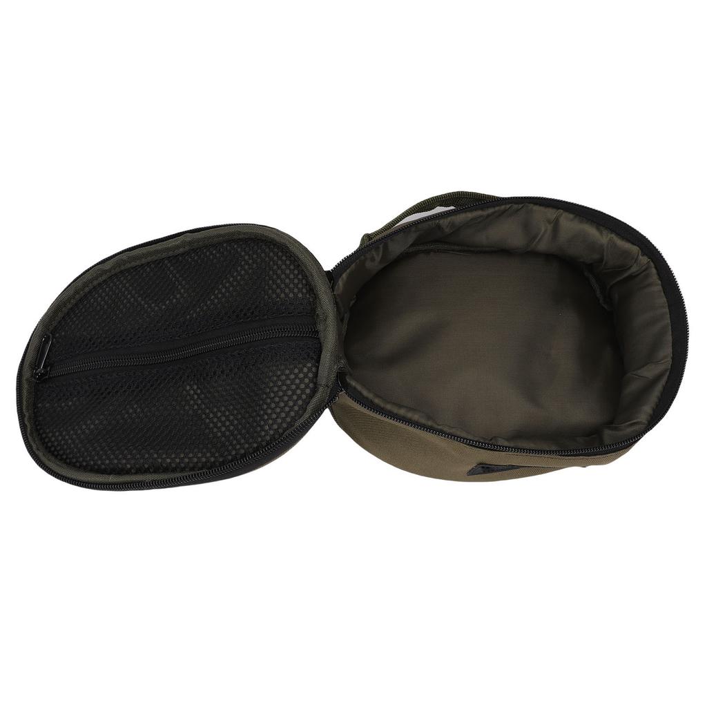 Outdoor Camping Bowl Cup Bag Lunch Box Storage Bag for Utensils Picnic 600D Polyester Fiber Green
