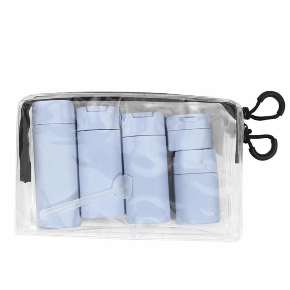 Empty Bottles Makeup Dispensing Bottles Portable Cosmetic Containers Lotion Dispensing синий