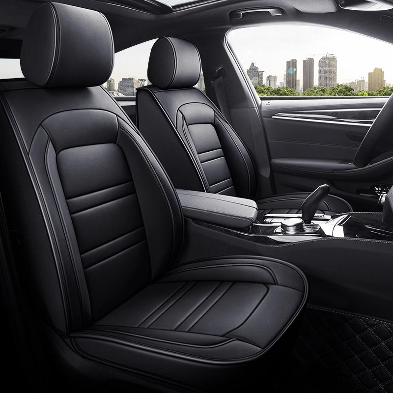 Compatible with 2013, 2015, 2016 Buick Excelle Leather Car Seat Cover, All-Season, Full Coverage