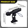 Boat Fishing Rod Holder, Side Mount Easy Installation Support Fixer, Pole Holder for Canoe,