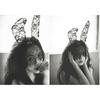 Sexy Lingerie Uniform Seduction Accessories Headband Lace Veil Ball Mask Rabbit Ears Queen Mask