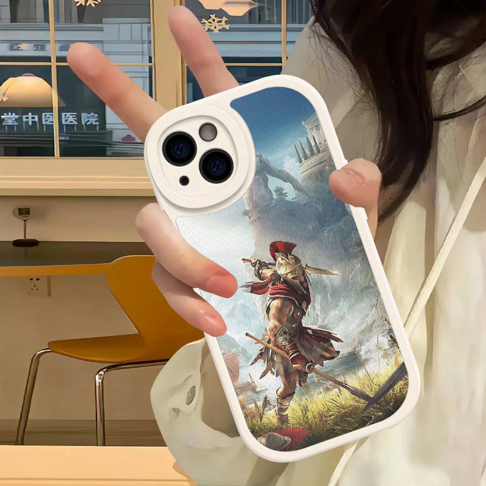 Funny A-Assassins Game C-Creed Phone Case Hard Leather For IPhone 14 13 16 Mini 15 14 11 12 Pro Max Plus Fundas