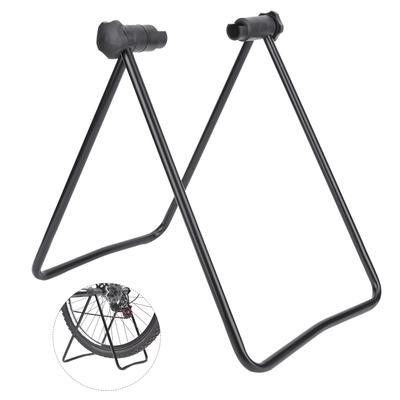 Black Thin Wall Steel Tube Bike Kickstand Support Bracket Bicycle U Shape Foot Rack Parking Frame