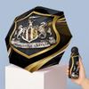 Newcastle United Football Pattern Printed Mini 5 Folds 8 Ribs Compact Umbrella Windproof Waterproof Lightweight Portable Folding