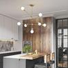 Modern Chandelier Lighting Sputnik Brass Ceiling Lamp Custom Home Decor Pendant Light Fixture Handmade New Home Gift Living Room Chandelier