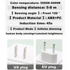 Motion Sensor LED Night Lights EU/US Dimmable Cabinet Light For Baby Bedside Bedroom Corridor Wireless Night Lamp Lighting