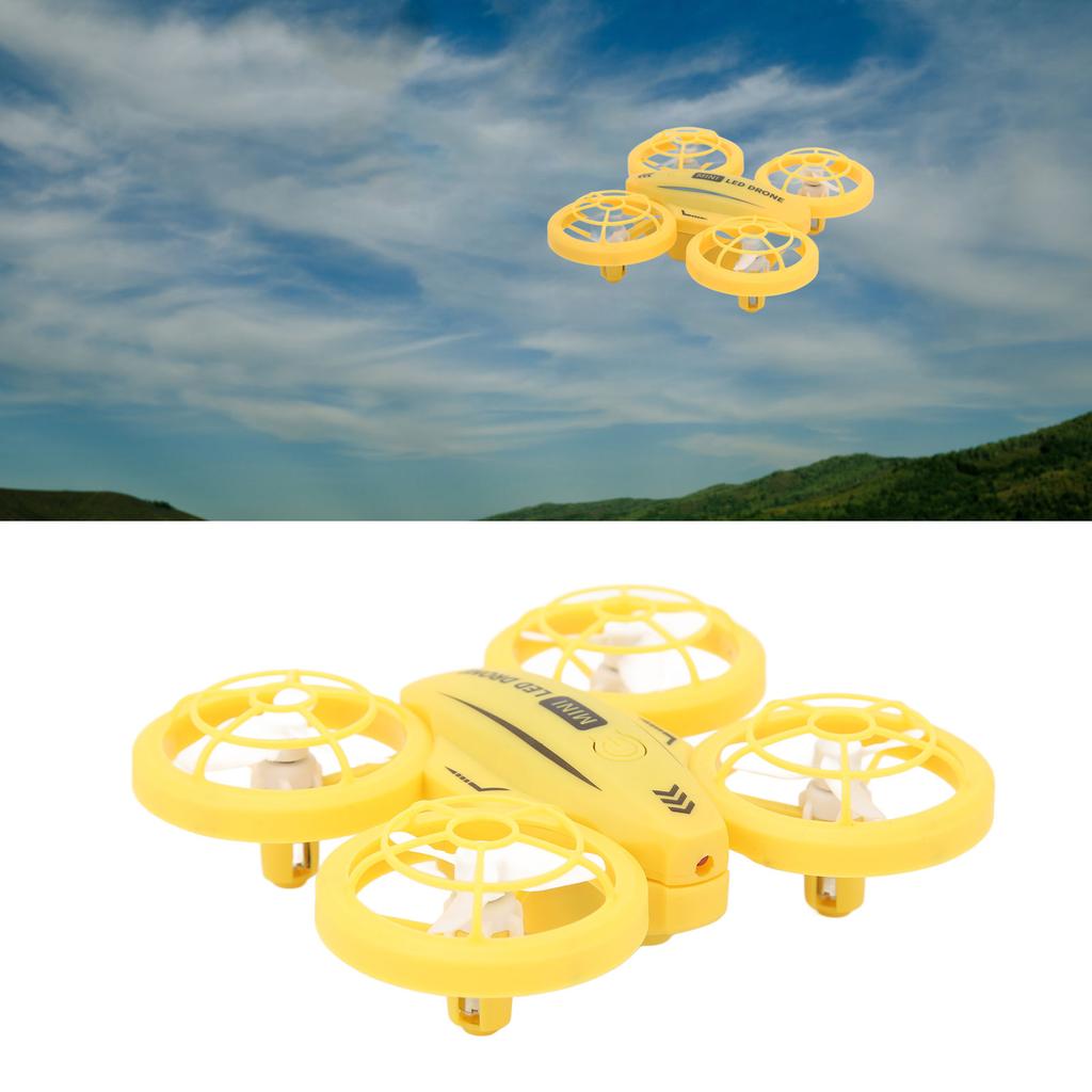 Kids Small RC Drone Dazzling Light Safe Shock Proof Simple Children's Quadcopter for Beginner Gift