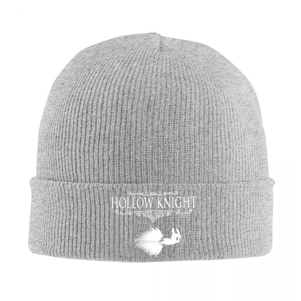 Hollow Knight Funny Game Knitted Hat for Women Men Beanies Autumn Winter Hats Crochet Melon Cap