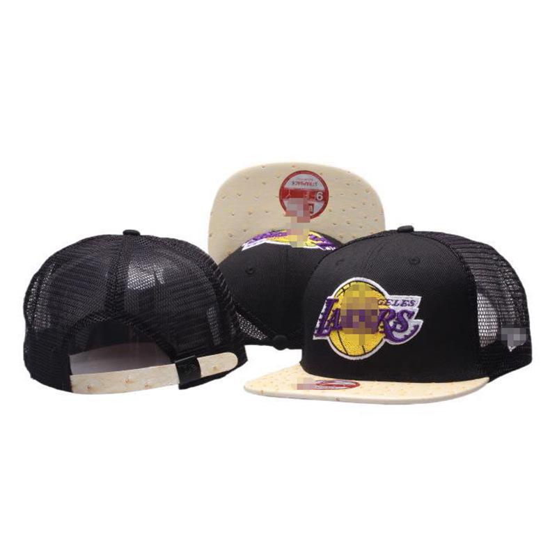 Embroidered Flat Brim NBA Cap for Men & Women - New American Hip Hop Style