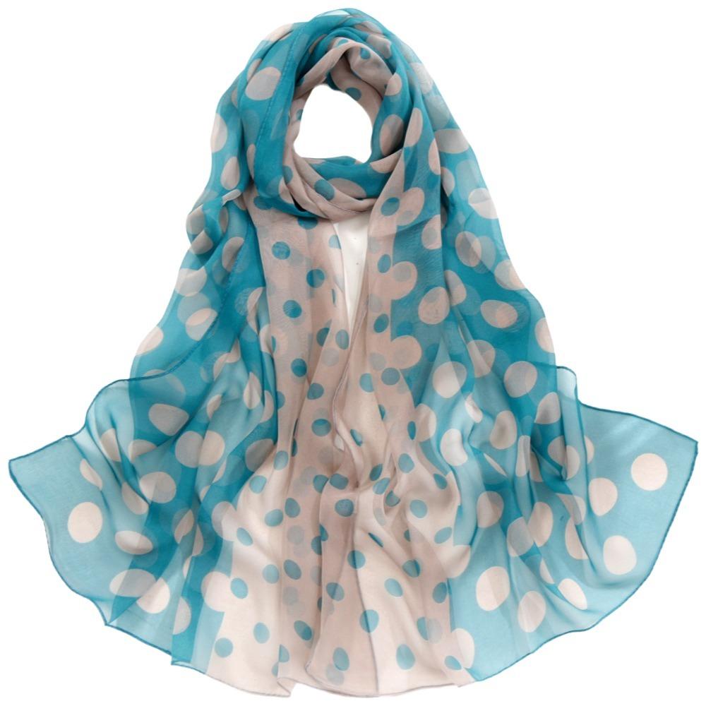 Sunscreen Shawls Wraps Scarves for Women Summer Head Wraps Polka Dot Scarf Air Conditioner Shawl