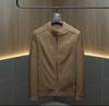 Autumn and winter new trend velvet PU leather jacket men's fashion stand-up collar locomotive leather jacket slim trendy men