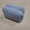 Plush Makeup Bag Soft Polyester Materials for Organizing Cosmetics Fashionable and Practical Designs for Women