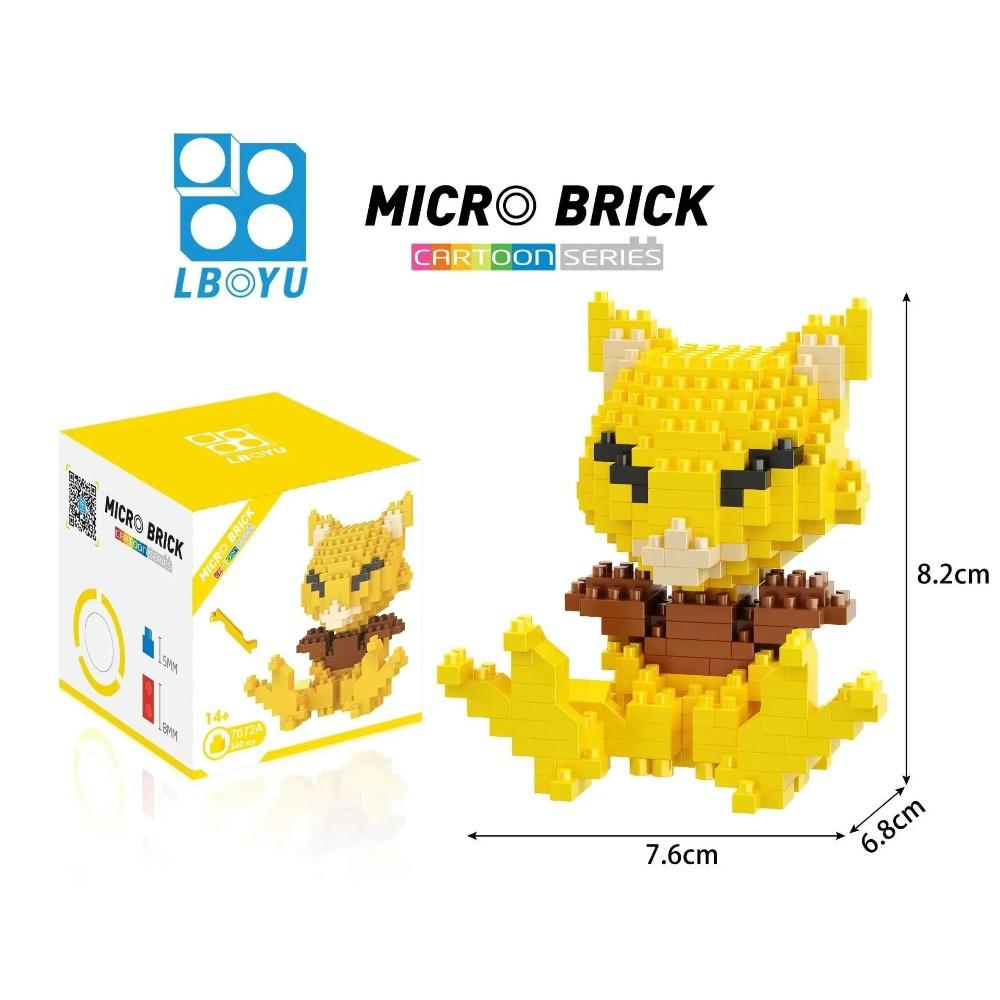 Kawaii LNO Pokemon Micro Building Blocks Snorlax Blastoise Gengar Charmander Bulbasaur Pikachu Mini Brick Figures For Kids Toys