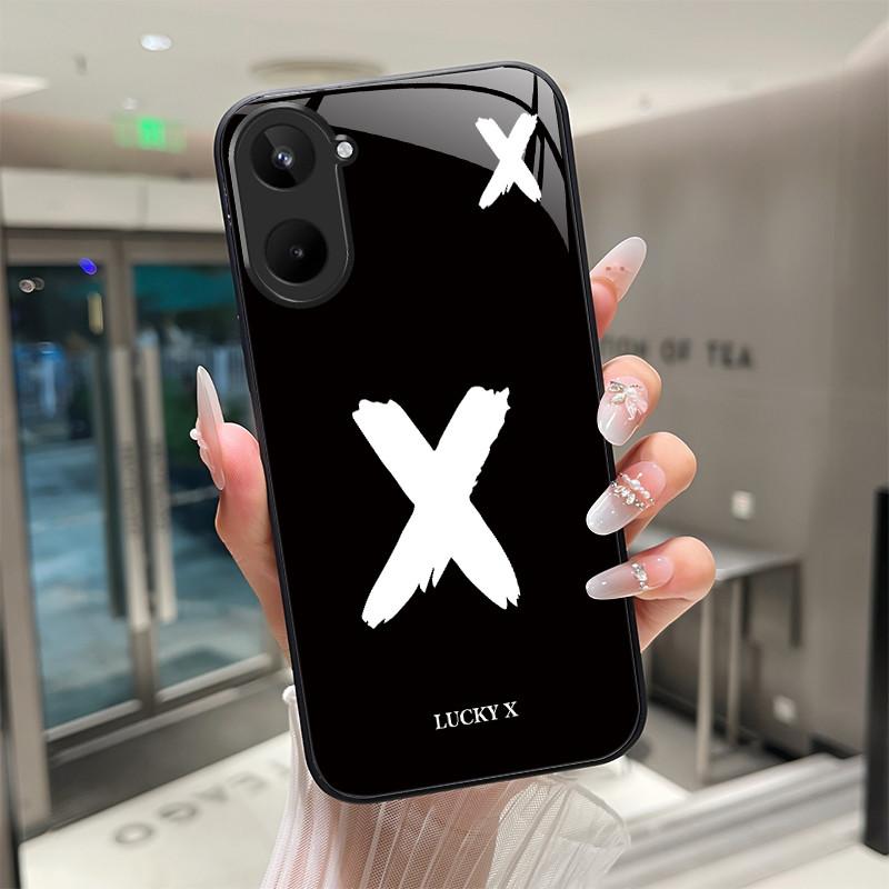 Case For Realme 10 Pro Plus 4G 5G Lucky Letters Back Cover Capa For Realme10 10Pro 10Pro+ Tempered Glass Soft TPU Protect Fundas