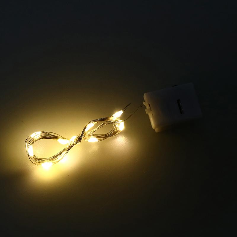 1:12 Dollhouse Miniture Led String Lights Decor Christmas Tree Accessories