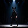 Černý Pes Latexová Maska Kapuce Anime Cosplay Vtipný Kostým Temného Rytíře Doplněk Pódium Maškarní Večírek Halloween Maska