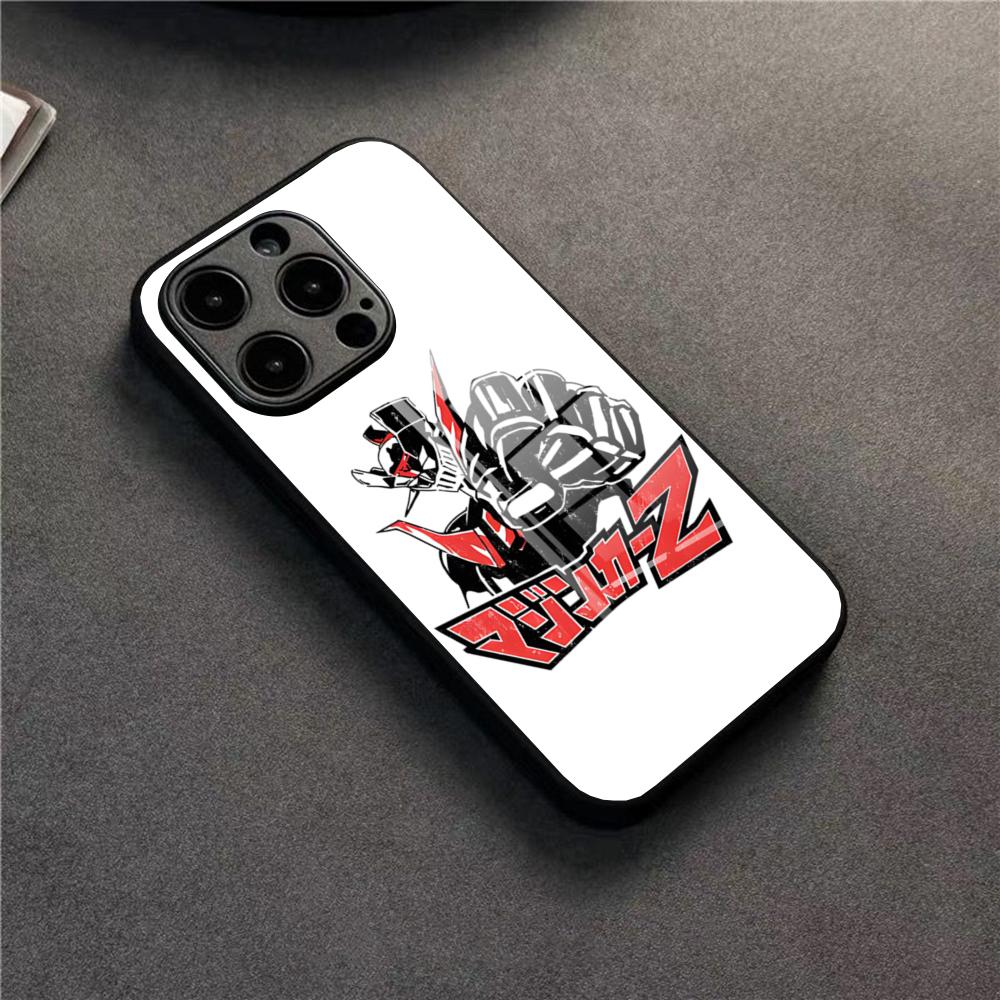 UFO Robot Goldorak Phone Case For 17 Pro Max IPhone 16 Pro 14 12 11 13 Mini X XR XS 15 Plus SE Glass Cover
