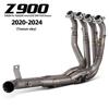 Kawasaki Z900 Titanium Alloy Exhaust Pipe Header (2020-2025)