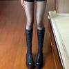 Damen Overknee-Stiefel mit dicker Sohle und schlankmachender Passform - Herbst/Winter 2025