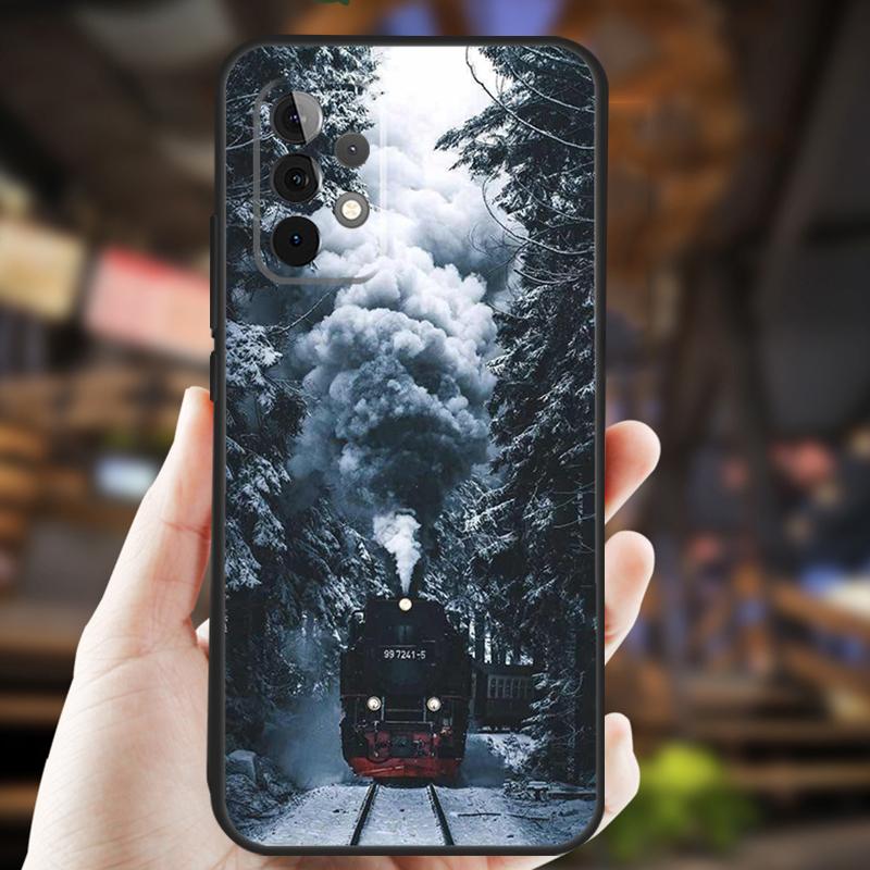 Train Railway Travel Case For Samsung Galaxy A05 A06 A22 A53 A33 A26 A16 A56 A36 A32 A52 A54 A34 A14 A55 A15 A35