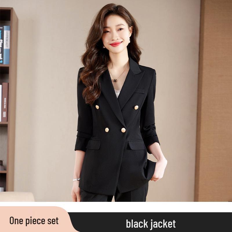 Women's 2025 High-End Professional Suit Set - Spring/Autumn Formal Wear