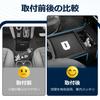 Mozan Mitsubishi Delica and Dedicated Console Box DELICA Console Tray with Trash Can Center Console Table Trash Can with Lid and Trash Bag Included