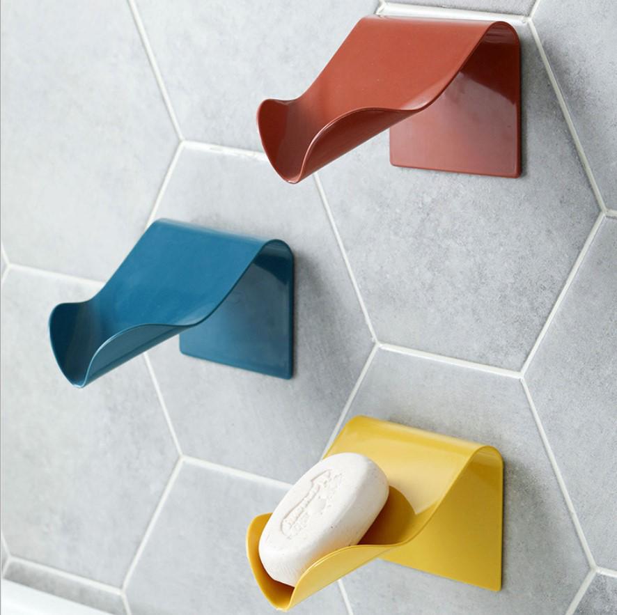 Creative Draining Soap Holder: Strong Traceless Organizer Shelf