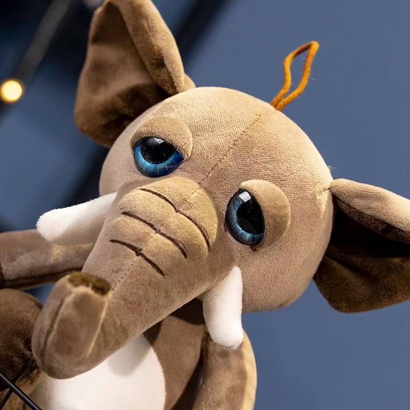 Latest Fun Zoo Big Eyes Animal Doll Kawaii Stuffed Plush Toy Handmade Doll Cartoon Anime Cute Children's Birthday Gift Doll