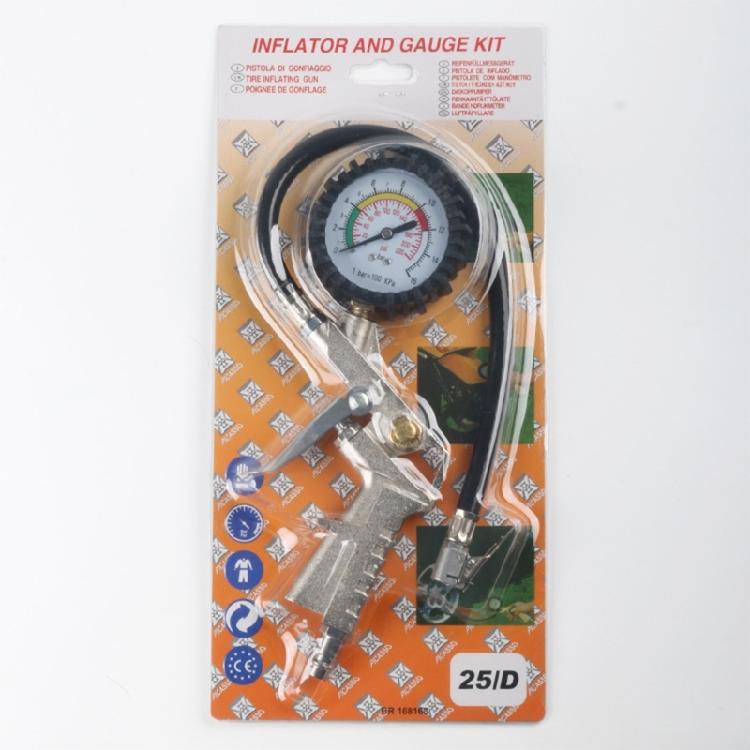 Digital Display Car Truck Tire Pressure Tool European Standard Valves Fit For Quick Measurement And Aluminum Body