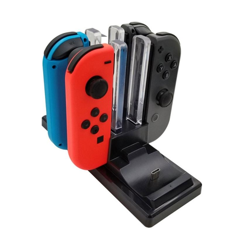 Charging Station for Gaming Controller Type-C Charger Stand Cradle Can Charging 6 Controllers Simultaneously