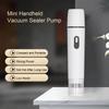 Luftpumpe Elektrische Luftpumpe Handheld Vakuumiergerät Kabelloses Versiegelungsmaschinenwerkzeug zur Lebensmittellagerung Vakuumiergerät Elektrische Luftpumpe