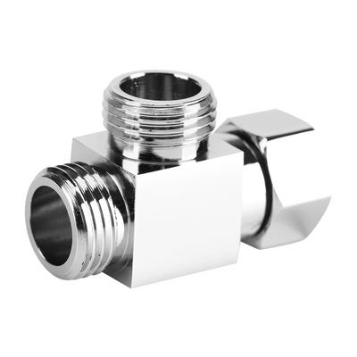 3 Way Brass Chrome Diverter G1 2  T Shape Adapter Value for Shower Arm Mounted