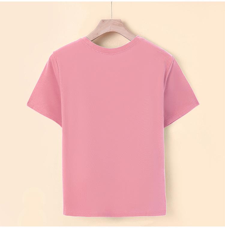 Mom's Plus Size Casual Summer Short-Sleeve T-Shirt - Loose, Stylish, Versatile Top for Middle-Aged and Elderly Women