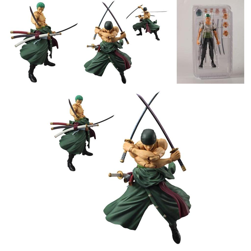 Pirate Action Figure Mh New World Three Sword Style 18cm Pvc Model Desktop Decoration Wholesale
