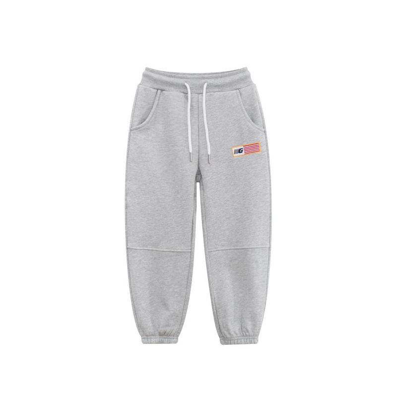 Brand Export Children's Sports Pants, New Spring and Autumn Models, Pure Cotton Large Terry Sweatpants for Older Children, Youth Casual Pants