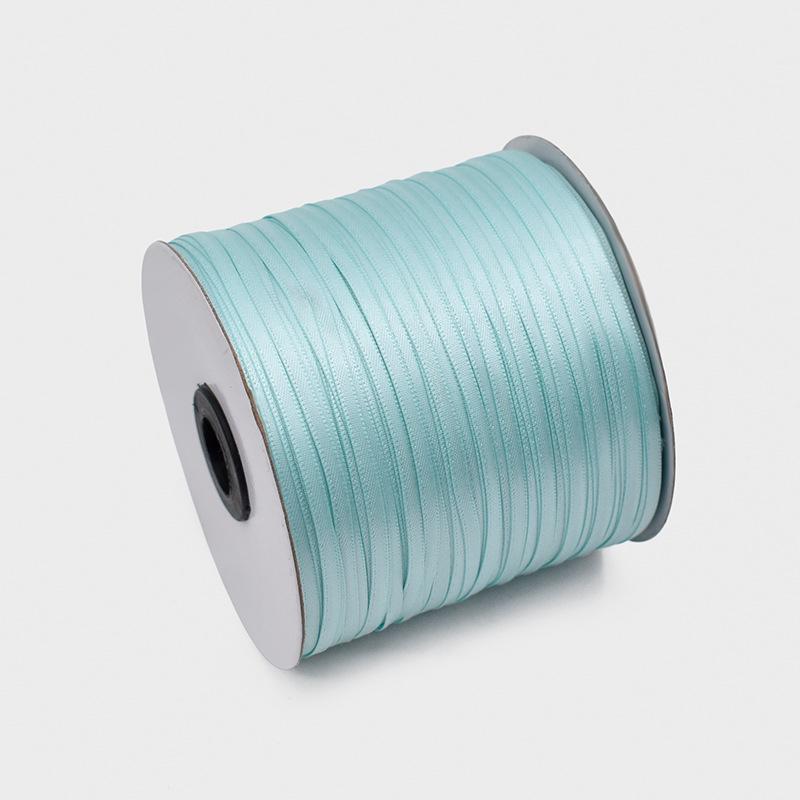 0.3cm Encrypted Polyester Satin Ribbon for Clothing and DIY Accessories