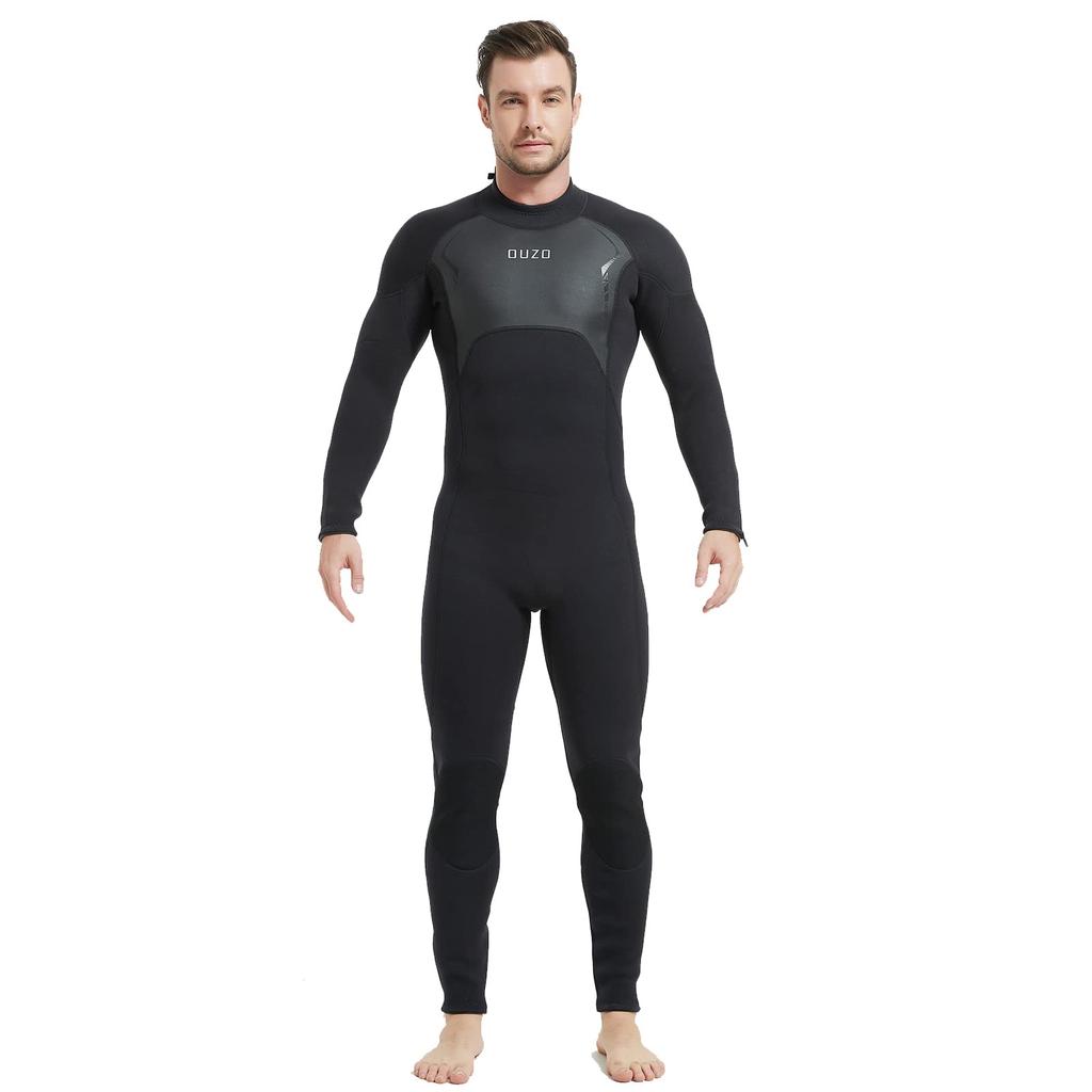 MORGEN SKY Wetsuit for 3mm Neoprene Chest Zippers On Hands and Back Jersey CK3006 Men, One-Piece, Material, Skin, Feet, Diving, Surfing, Diving,