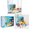 Wooden Day And Night Pattern Recognition Domino Toy For Preschool Learning