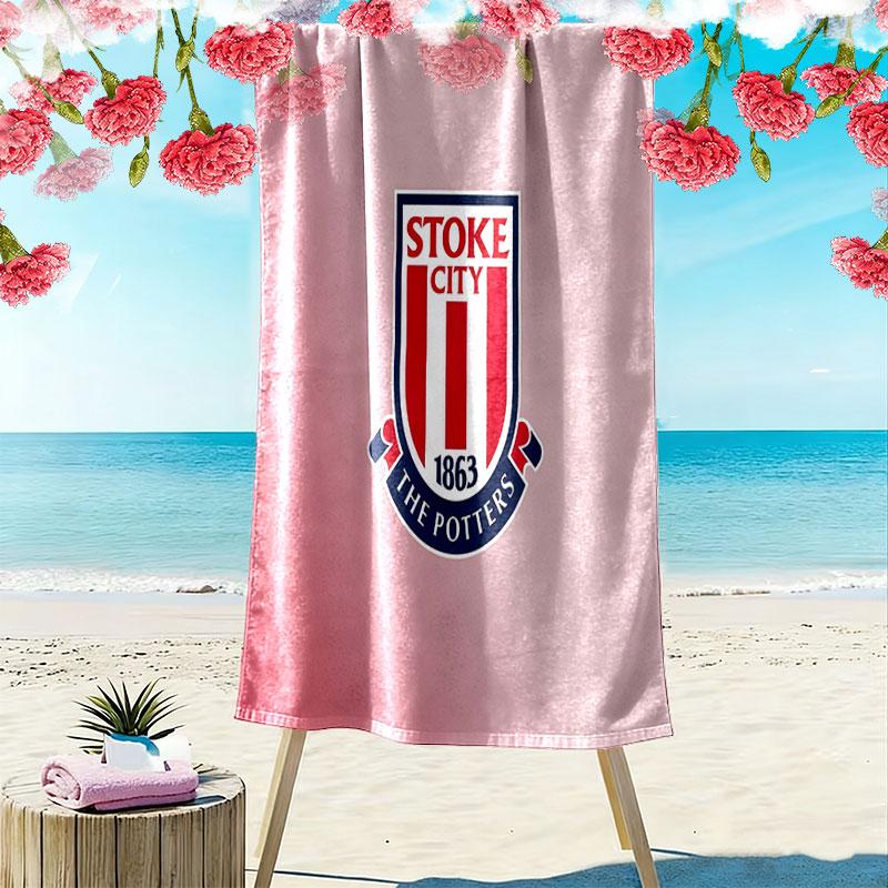 STO Logo Beach Towel, Large Soft Quick Dry Towel for Beach Camping Swimming