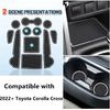 Türschlitzmatten für Corolla Cross Zubehör 11 Stück/Set Rutschfeste Staubschutz-Innenmatten für Corolla Cross Becherhalter-Einsätze Mittelkonsolen-Liner-Matte