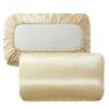2pcs Satin Silk Sleeping Pillowcase Solid Color Pillow Cover  Pillow Protector