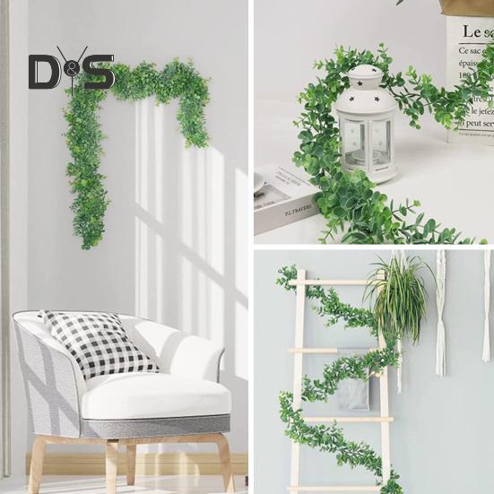 Best Artificial 7ft Silk Rose Ivy Garland Hanging Bud Vine String Wedding Flower